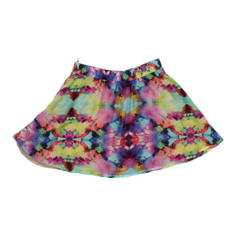 Pastels Millau Watercolor Skirt, Sz S
